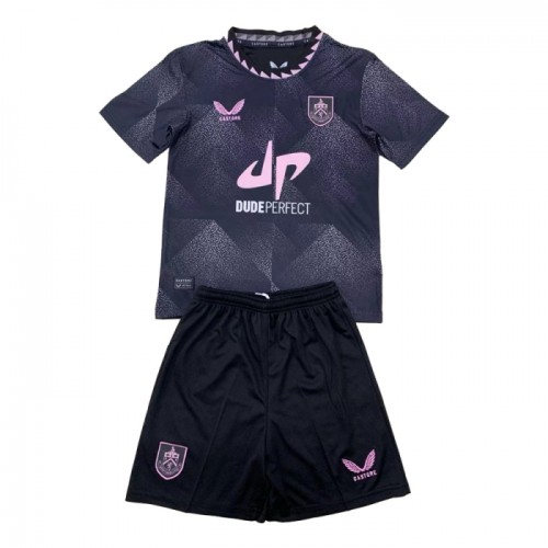 Børn - Burnley FC Fodboldtrøje Udebane 2024-25 Børn - Burnley FC Fodboldtrøje Udebane 2024-25